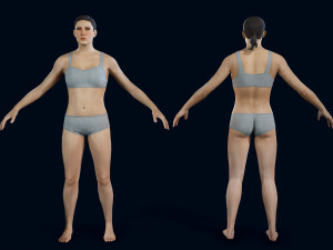 Female underwear 3D Model $25 - .blend .fbx .dae .stl .obj .unknown - Free3D