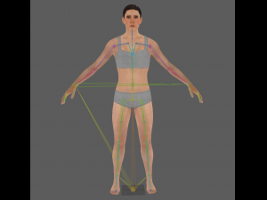 female basemesh 3D Модель
