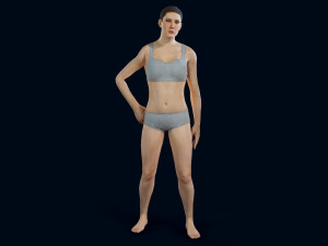 female basemesh 3D Модель