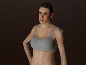 female basemesh 3D Модель