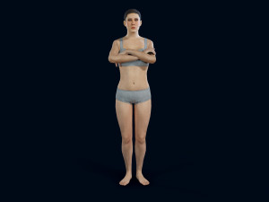 female basemesh 3D Модель