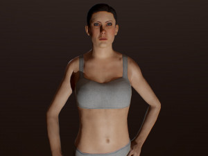 female basemesh 3D Модель