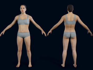 female basemesh 2 3Dモデル
