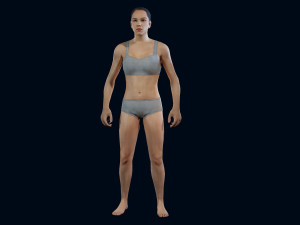female basemesh 2 3D-Modell