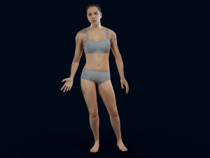 female basemesh 2 3D-Modell