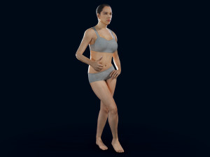 female basemesh 2 3D-Modell