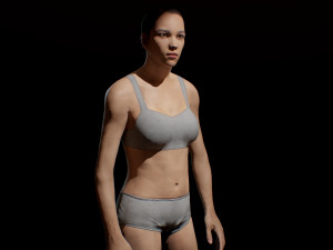 female basemesh 2 3D-Modell