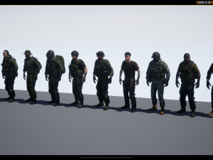 modular military character 2 3D Модель