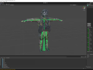 personagem militar modular 2 Modelo 3D