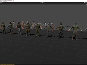 modular military character 2 3D Модель