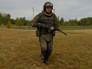 modular military character 2 3D Модель
