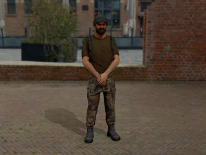 personagem militar modular 2 Modelo 3D