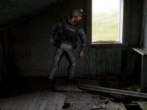 personagem militar modular 2 Modelo 3D