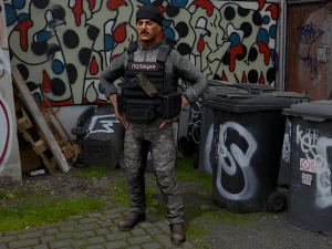 personagem militar modular 2 Modelo 3D