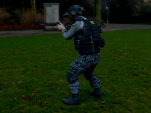 personagem militar modular 2 Modelo 3D