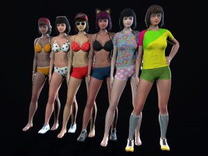 summer teen 3D Модель