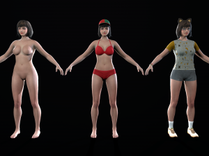 summer teen 3D Model