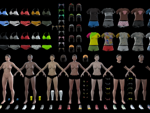 summer teen 3D Model