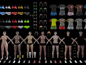 summer teen 3D Model