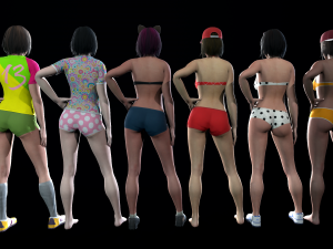 summer teen 3D Model