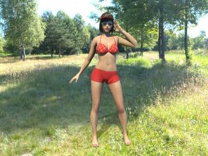 summer teen 3D Model