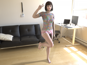 summer teen 3D Model
