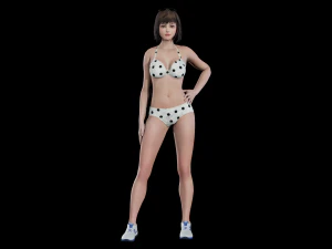 summer teen 3D Model