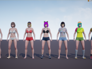 summer teen 3D Model