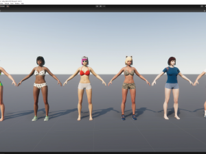 summer teen 3D Model