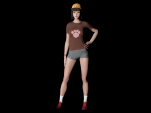 summer teen 3D Model