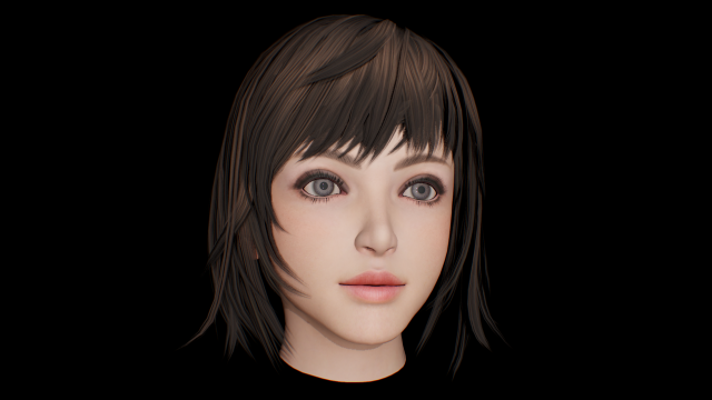 teen head 3D 모델 .c4d .max .obj .3ds .fbx .stl .blend 