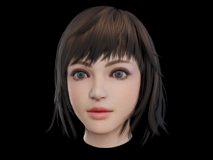 teen head 3D 모델