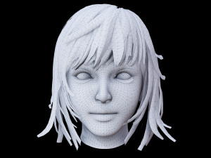 teen head 3D 모델