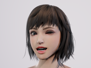 teen head 3D 모델