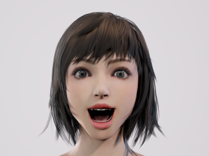 teen head 3D 모델