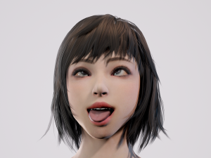 teen head 3D 모델