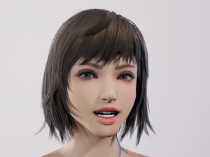 teen head 3D 모델