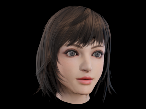 teen head 3D 모델
