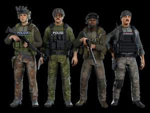 law enforcement 3D Модель