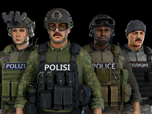 law enforcement 3D Model
