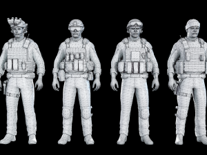 law enforcement 3D Model