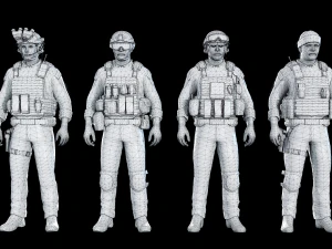 法執行機関 3Dモデル