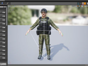 法執行機関 3Dモデル