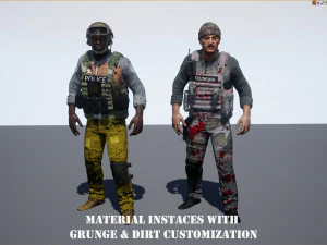 法執行機関 3Dモデル