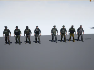 法執行機関 3Dモデル