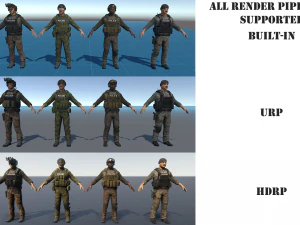 法執行機関 3Dモデル