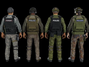 法執行機関 3Dモデル