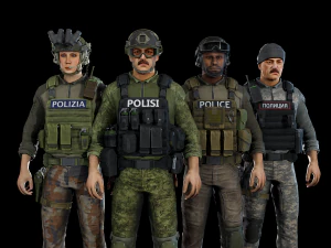 法執行機関 3Dモデル