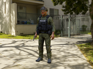 law enforcement 3D Model