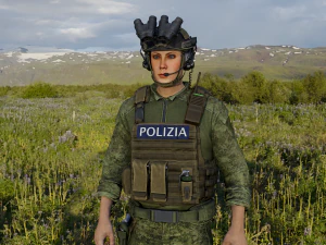 法執行機関 3Dモデル